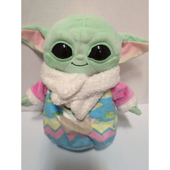 2023 STAR WARS Grogu The Child 9” Plush Baby Yoda MANDALORIAN Easter Egg Robe - Picture 6 of 6